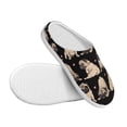 thumbnail image 3 of Xecao French Bulldog Print Cotton Slippers Fuzzy Warm Cozy Slippers Non Slip House Slippers For Indoor Outdoor Cotton Slippers House Slippers-8, 3 of 7