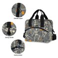 thumbnail image 3 of FORMRS Reusable Lunch Bag for Work School Leakproof Insulated Cooler with Adjustable Shoulder Strap, Halloween Dancing Skeleton, 3 of 6