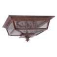 thumbnail image 2 of Craftmade Lighting - Three Light Flushmount - Outdoor Lighting - Argent II - 3, 2 of 2