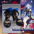 thumbnail image 1 of XXX Genshin Impact Ganyu Twilight Blossom Nouvelles Tenues Rite Lanterne Chaussures de Cosplay, 1 of 6