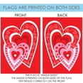 thumbnail image 5 of Toland Home Garden Heart by Heart Valentines Day Valentine Flag Double Sided 28x40 Inch, 5 of 5