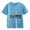 1 Blue, variant on Gyujnb Graphic Print Short Sleeve Tees School Days Celebration Casual Crew Neck T-Shirt (Unisex),2-3 Years