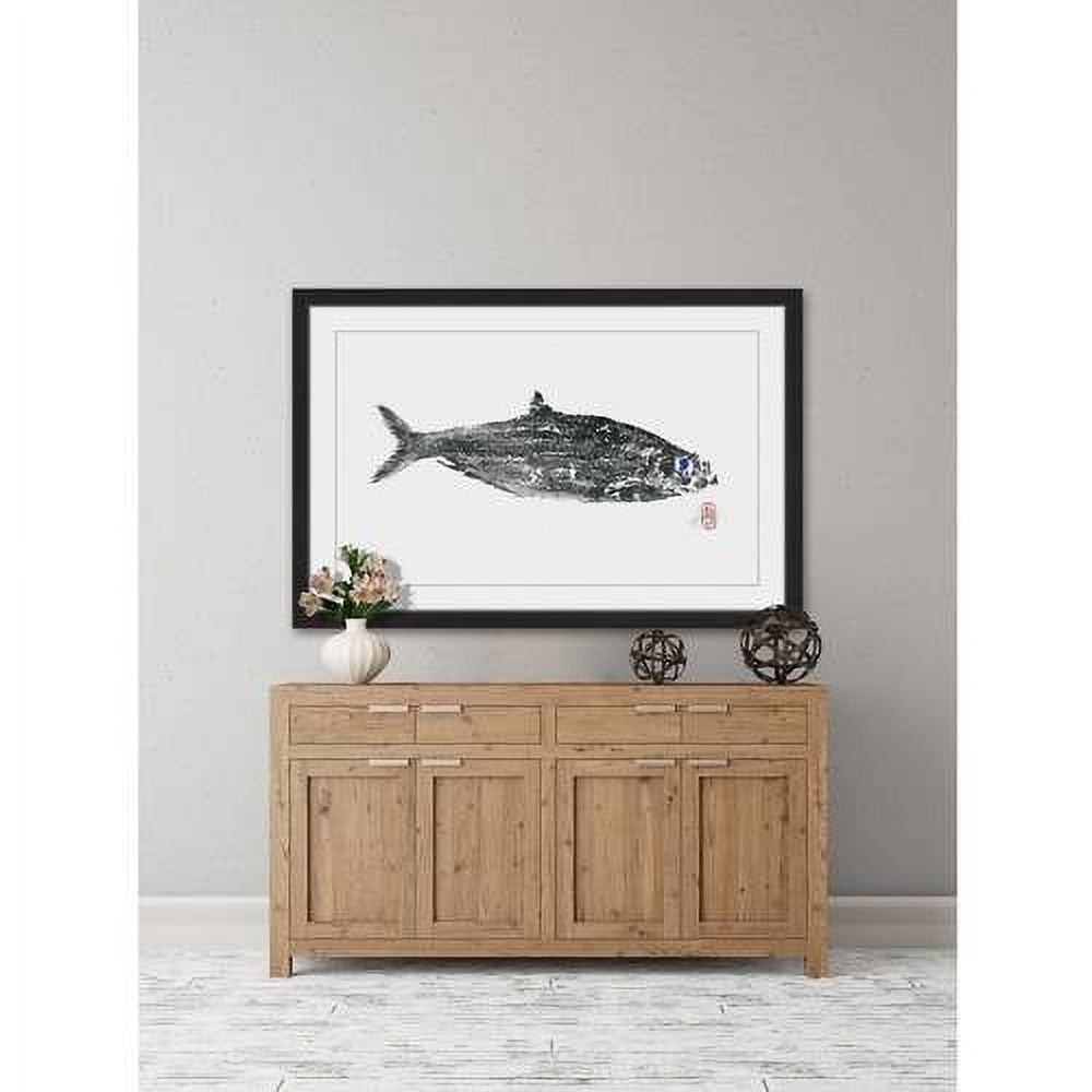 "The Mastermind" Framed Painting Print