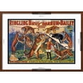 thumbnail image 5 of Art.com Circus Poster, 1920S Giclee Print, Brown Frame Wall Art, 29" x 21", 5 of 5