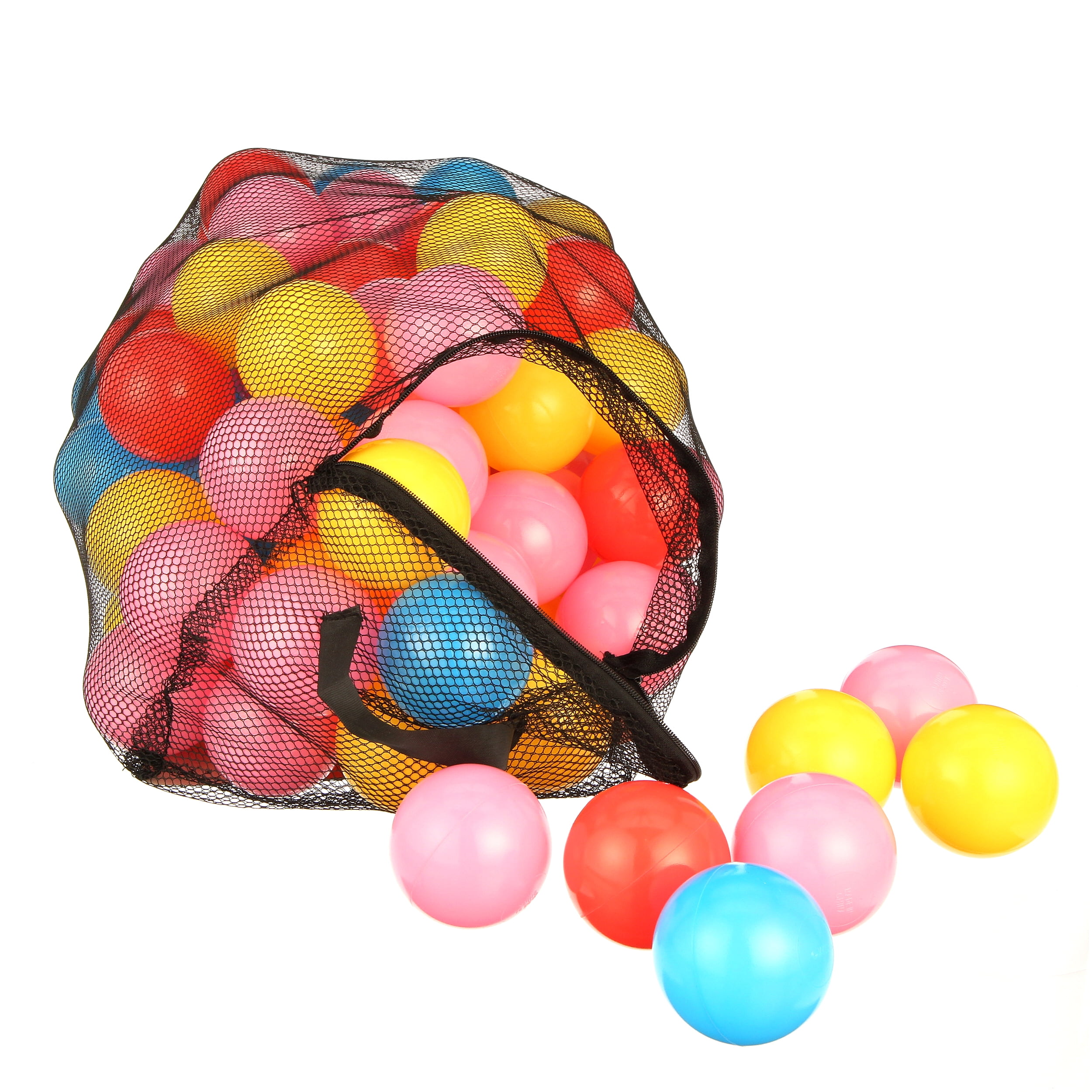 60*50cm Kids Ball Pit Balls Cloth Storage Net Bag Toys Organizer without BaJO 