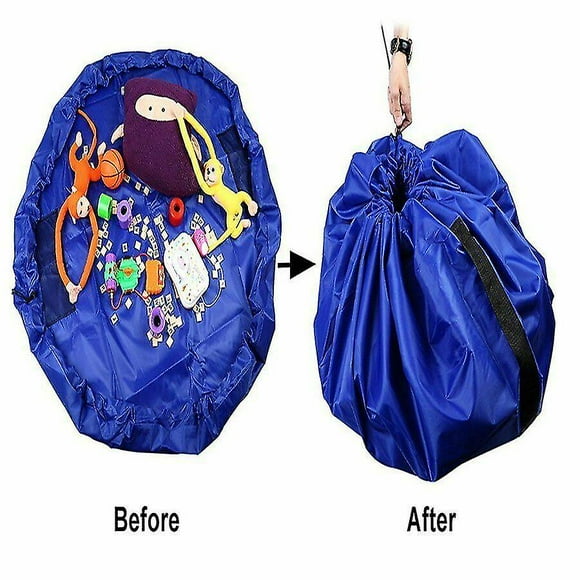 150cm Large Portable Kids Lego Play Matstorage Bag Toys Organizer Bag-