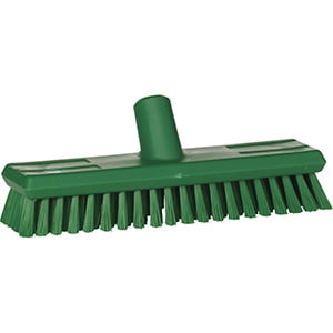 Vikan 11" Waterfed Deck Scrub- Medium - Green (1 Unit)