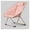 Pink, variant on Folding Chair Indoor Single, Reading Chair For Living Room, Oversized Modern Papasan Moon Chair With Steel Frame Pillow Saucer Chair For Adults Kids Bedroom Dorm Home Apartment Office