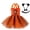 Brown-tCN5, variant on Vdoaml Girls Halloween Tutu Costume Dress Kids Halter Cat Print Tulle Skirt with Headband Bow and Tail Accessories 6-12 Months Orange