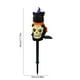 thumbnail image 3 of Luces Solares de Halloween para Exteriores | Lámpara Solar de Resina con Forma de Estaca para Caminos, 8-10 H de Duración | Decoraciones de Halloween En Negro, Blanco, Morado y Naranja, Iluminación p, 3 of 6