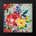 thumbnail image 2 of Brent, Paul 12x12 Black Modern Framed Museum Art Print Titled - Patio Peony V, 2 of 5