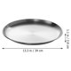 thumbnail image 5 of Bandeja para Pizza de acero inoxidable, bandeja redonda para hornear, plato para servir comida, plato para servir Buffet, plato para aperitivos y postres, 5 of 6