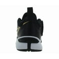 thumbnail image 3 of Nike Team Hustle D 10 PS Boys Shoes Size 13, Color: Black/Metallic Gold/White, 3 of 5
