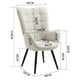 thumbnail image 3 of Silla Sillón Sofá individual Moderno Cómodo, Beige FurnitureR Moderno, 3 of 6