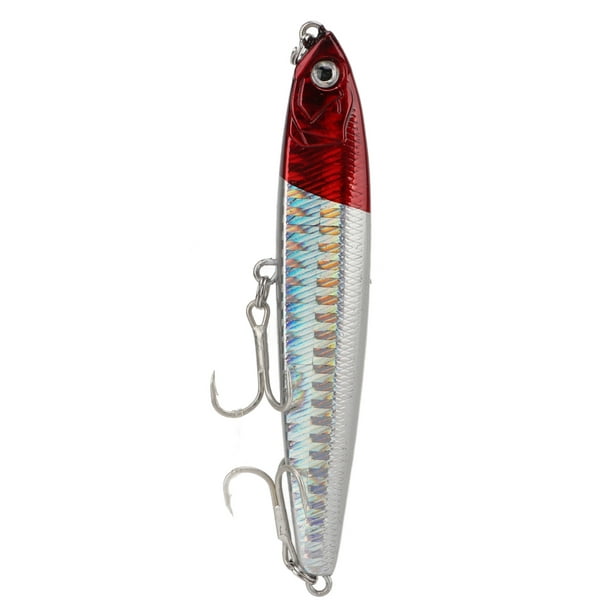Plastic Hard Bait Minnow Hard Bait Long Throw Fishing Lures Artificial Fishing  Lure 18g Plastic Hard Fishing Bait With 2 Barbs 3D Lifelike Eyes Long Throw Minnow  Lures For Long 