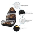 thumbnail image 6 of Zufioo Portrait Of Cow With Its Baby Cow Print Car Seat Protectors, SUV, Truck, Van Seat Covers - Strap Design, High Elasticity and Dustproof, Car Interior Protectors Auto Parts-1, 6 of 9