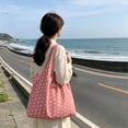 thumbnail image 6 of Jamicy Shoulder Bag for Women Fashion Casual Polka Dots Tote Bags with Soft Strap Shoulder Handbags for Travel Outgoing, 6 of 7
