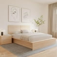 thumbnail image 2 of Nexera James 4-Piece Queen Bedroom Set, Natural Blonde Oak, 2 of 9