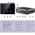 thumbnail image 3 of Bluetooth Audio Adapter, Bluetooth 5.4 Transmitter Receiver Support U Disk, TF Cards, Optical/RCA/Aux, LED Display, Bluetooth Receiver for TV, Home Stereo, Adapter, 3 of 8