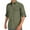 Army Green#5066, variant on Asfixiado Men's Long Sleeve Work Fishing Shirts with Zipper Pockets UPF 50+ Cooling Sun Shirts for Men Hiking Outdoor Button Down Tops Khaki