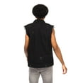 thumbnail image 5 of Victorious Men's Classic Distressed Biker Denim Jean Vest DK101 - Classic Black - Large, 5 of 5