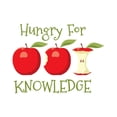 thumbnail image 2 of CafePress - Hungry For Knowledge -  Round Wood Ornament 4", 2 of 2