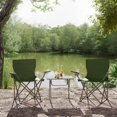 thumbnail image 2 of Juego de 2 sillas de camping SONGMICS, plegables, 120 kg de carga, color gris, 2 of 8
