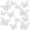 thumbnail image 1 of Clearance! 12Pcs 3D LaserButterfly Wall Decorations 3 Sizes 6Styles 4 Coloer Butterfly Party Decorations Birthday Decorations Butterflies For Crafts CakeDecorating Wall Room Decor, 1 of 9