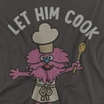 thumbnail image 3 of Sesame Street Gonger Let Him Cook Kids T Shirt (2) for Toddler Boys and Girls, Charcoal, 3 of 4