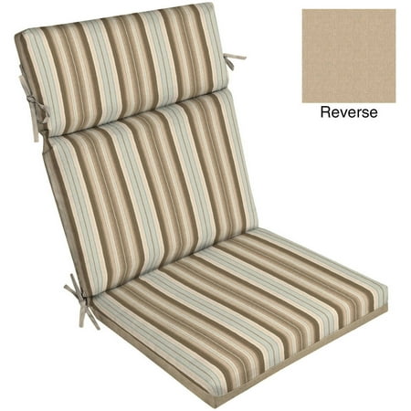 Better Homes and Gardens Outdoor Patio Reversible Dining Chair Cushion