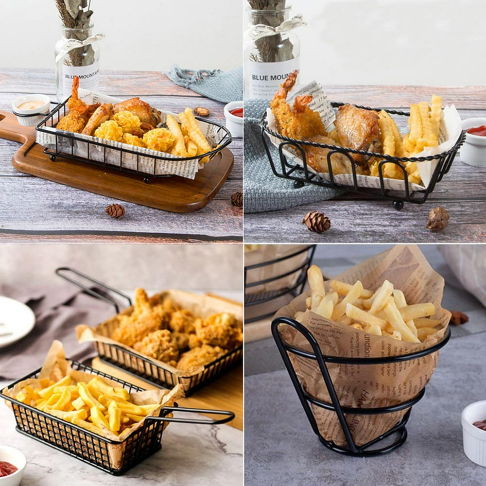 farfi French Fries Basket Food Bucket Snack Potato Chips Barrel Container Tableware Walmart