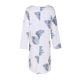 thumbnail image 3 of Vestido De Mujer Vestido elegante estampado Cuello redondo Vestidos sueltos Moda para boda (Blanco 5XL) Cgtredaw para Mujer Blanco T M, 3 of 9