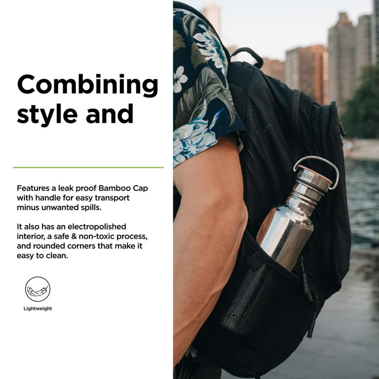 Klean Kanteen Reflect 27oz Water Bottle - Stainless Steel
