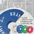 thumbnail image 4 of Bingirl Disques de Poids Pare-Chocs en Caoutchouc Rouges (1 Paire) - Ensemble de Disques à Changement Fractionné de 2 Po pour Musculation à Domicile et Entraînement de Force, 4 of 8