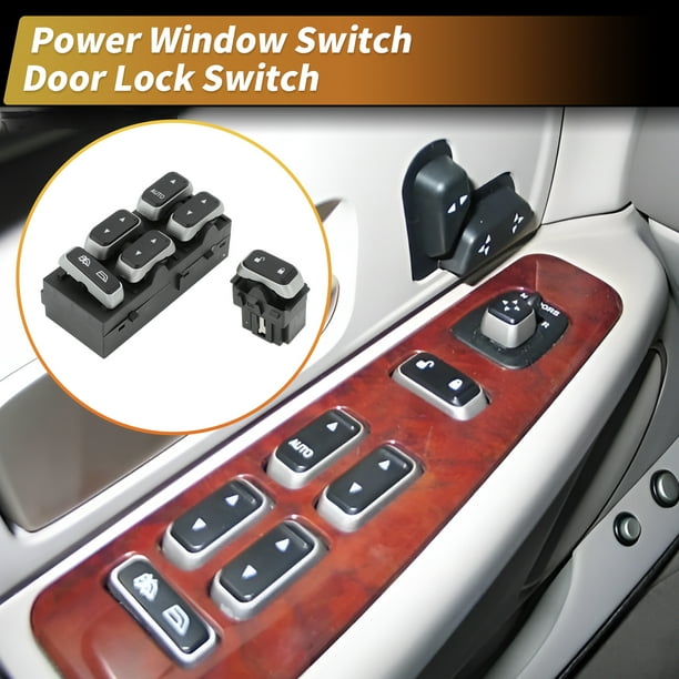 Unique Bargains Front Left Driver Side Power Window Switch for