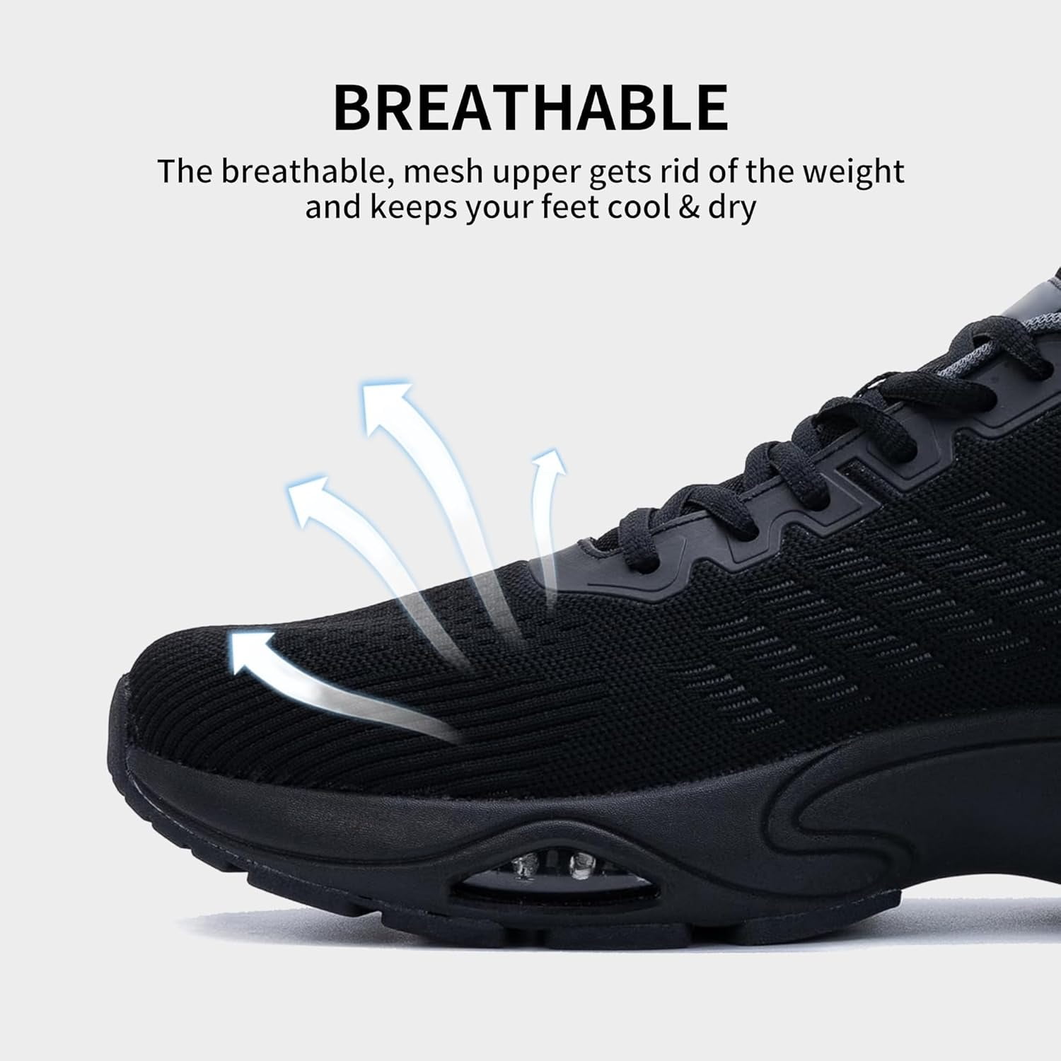 AOV GREEN LEAF Mens Running Shoes Tennis Athletic Sneakers Gym Comfortable Walking Sport Non Slip Workout Cross Training Shoe Size 7-13