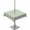 LightGreen Beige, variant on Outdoor Tablecloth with Umbrella Hole for Patio/Picnic/Party/Camping, Grey Plaid Waterproof Table Cloth Rectangle Table Cover Washable, Country Cute Love Pastoral Heart Lattice 54"x 80"