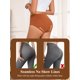 thumbnail image 5 of Calzoncillos HOHOCHIN, sin costuras, cintura alta, control de barriga, paquete de 4, 5 of 6