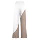 thumbnail image 3 of Puntoco Pantalones De Pierna Ancha Con Cordón Estampado Con Bloques De Color A La Moda Para Mujer Caqui S, 3 of 4