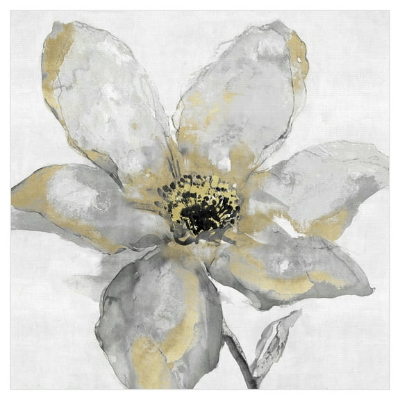 Petals and Gold by Tania Bello Floral Canvas Art