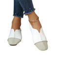 thumbnail image 5 of Willtoo Slip On Flats Shoes for Women Comfortable Round Toe V Cut Casual Ballet Flats Soft Walking Shoes Lightweight Breathable Shoes, 5 of 6