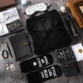 thumbnail image 6 of 13 Birthdays Gifts Baskets For Men Get Well Set Father's Day Gift Box Tumbler Wallet Robe Scented Candle Notebook Sock Bracelet Father Dad Boyfriend Husband(dark Gray), 6 of 7