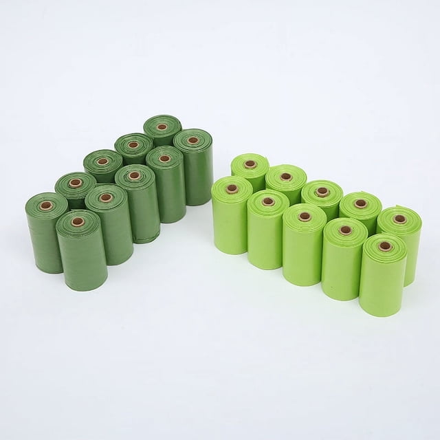 Paquete de 300 bolsas biodegradables para excrementos de perro, bolsas biodegradables para excrementos de perro, bolsas biodegradables para excrementos de mascotas