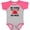 Baseball Heather and Hot Pink, variant on Inktastic My Pepaw Loves Me Grandchild Boys Baby Bodysuit