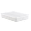 thumbnail image 1 of Refrigerator Storage Box 2 Compartment Plastic Fresh-keeping Storage Holder Stackable Vegetables Fruits Fish Shrimp Meat Freezer Container for Home Restaurant, 1 of 1