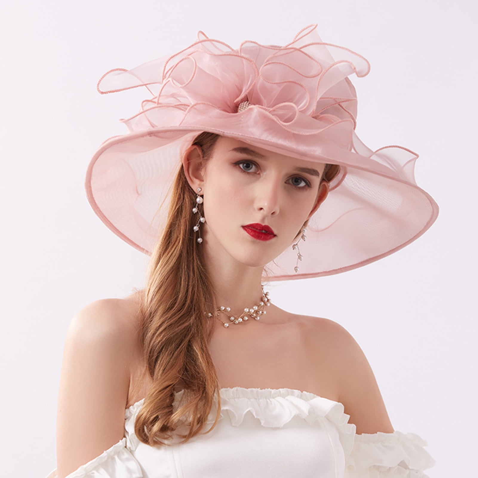 Generic Dress Hats For Women Fashionable Sun Fascinators