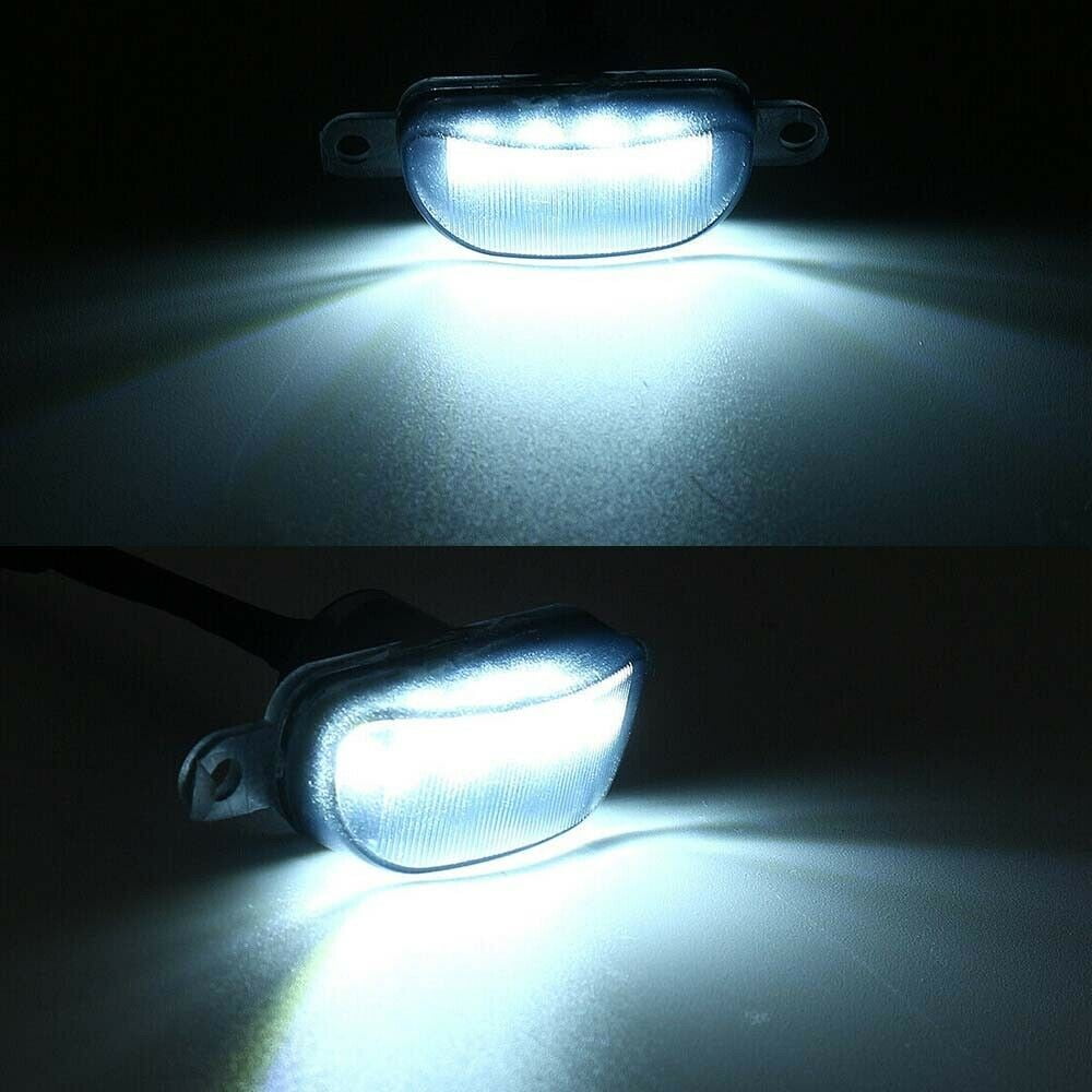 3x For Ford F-150 Raptor Front Grille Smoked Lens White LED Lamp Running Light