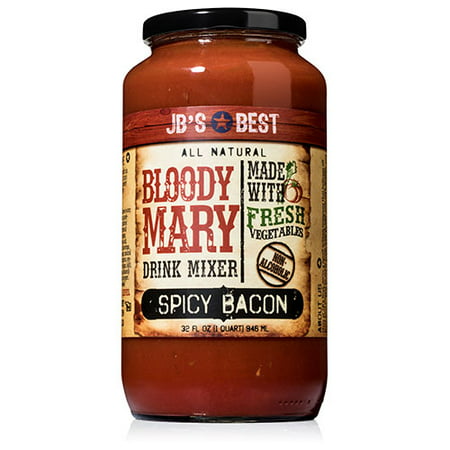 JB's Best Bloody Mary Mix - Spicy Bacon (32 (Best Tequila Mixed Drinks)