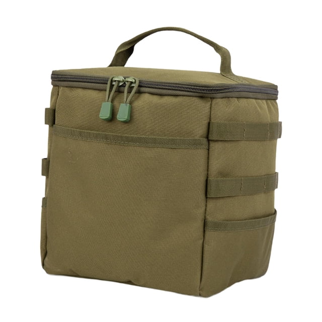 Ruiboury Camping Tank Storage Bag Cooking Utensil Portable Protective Bag for BBQ Green