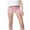 Pink, variant on Jalioing Kids Summer Shorts Cotton Biker Shorts for Girls Solid Color Elastic Waist Casual Athletic Shorts